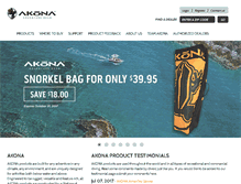 Tablet Screenshot of akona.com