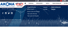 Tablet Screenshot of akona.com.tr